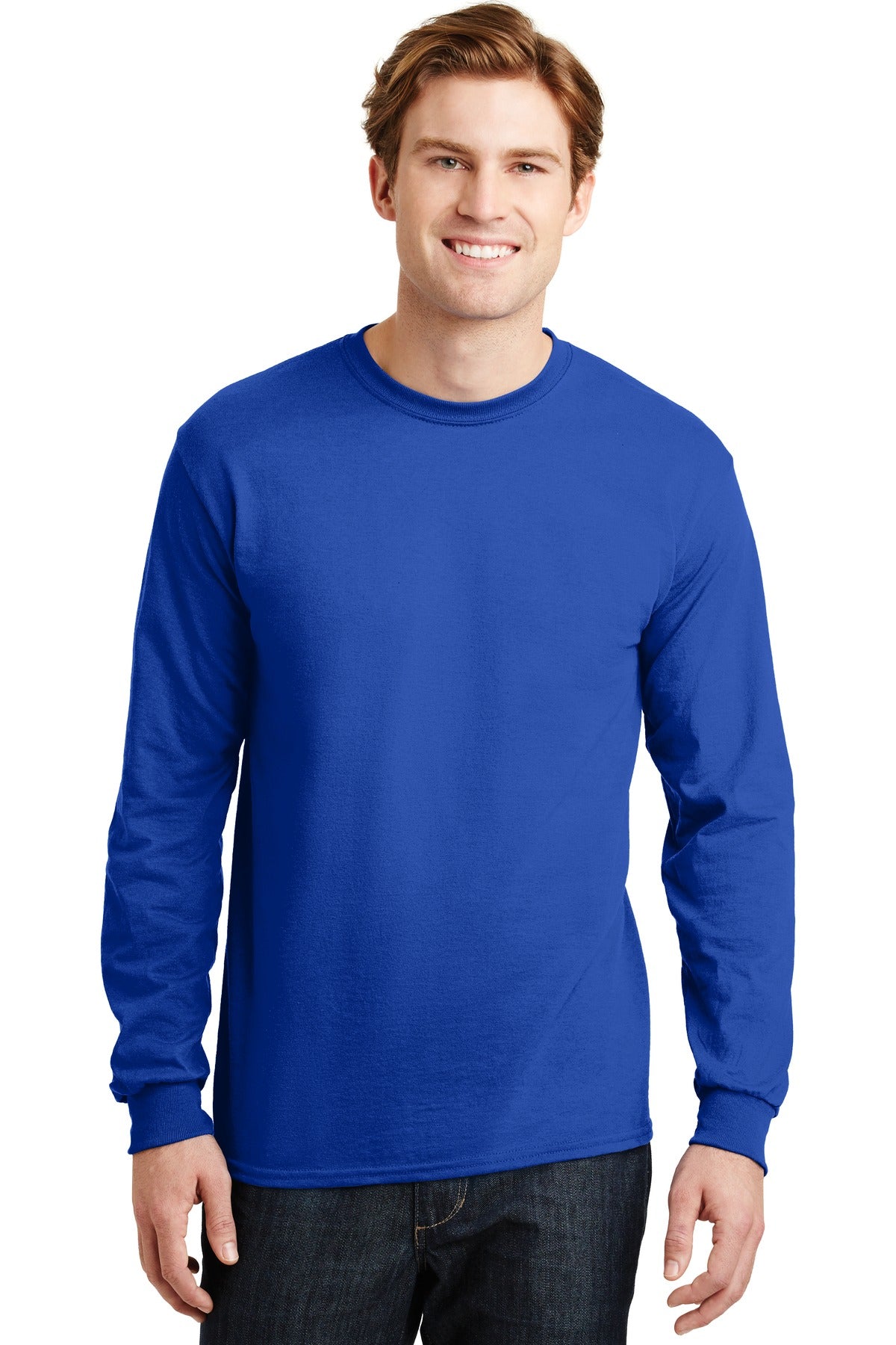 GildanÂ® - DryBlendÂ® 50 Cotton/50 Poly Long Sleeve T-Shirt. 8400