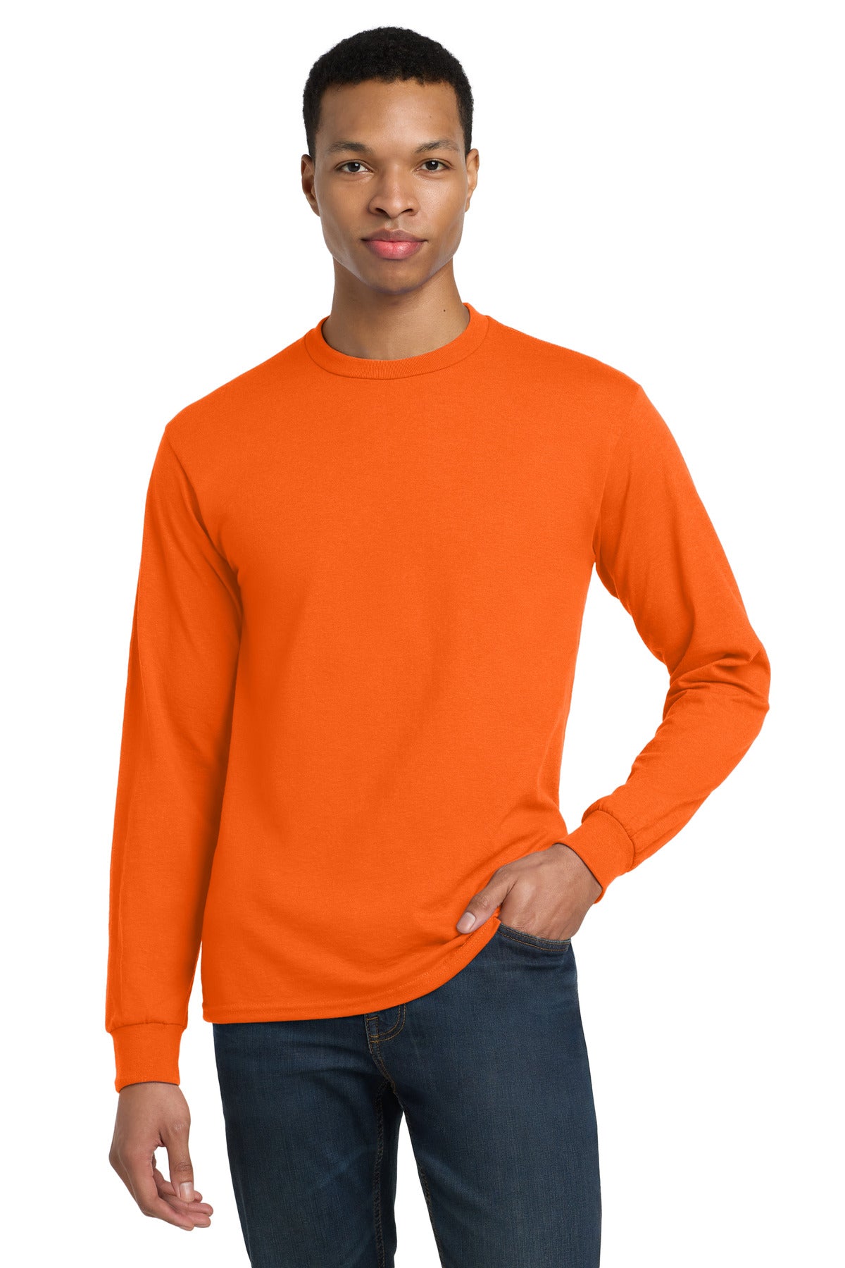 GildanÂ® - DryBlendÂ® 50 Cotton/50 Poly Long Sleeve T-Shirt. 8400