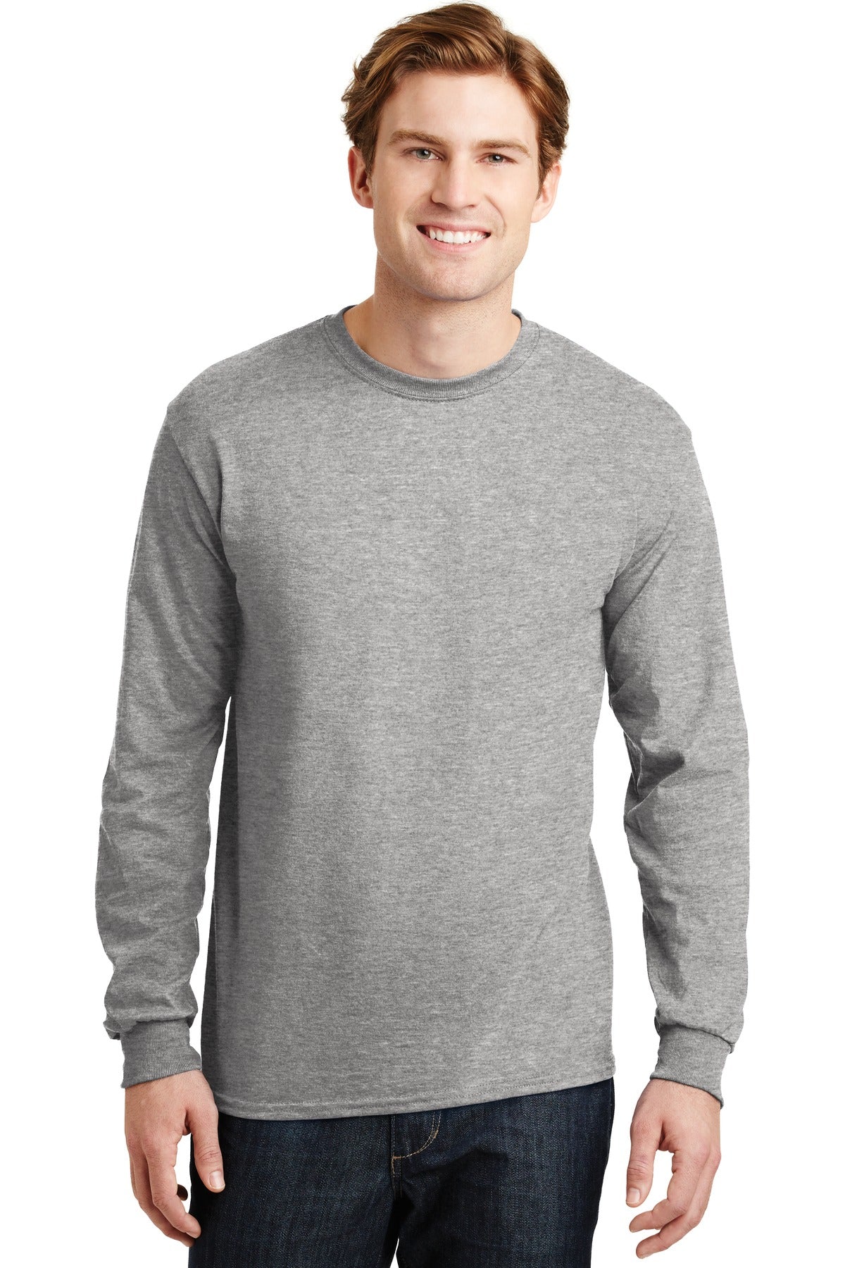 GildanÂ® - DryBlendÂ® 50 Cotton/50 Poly Long Sleeve T-Shirt. 8400