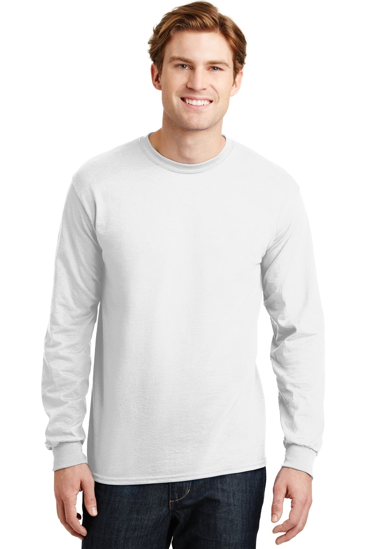 GildanÂ® - DryBlendÂ® 50 Cotton/50 Poly Long Sleeve T-Shirt. 8400