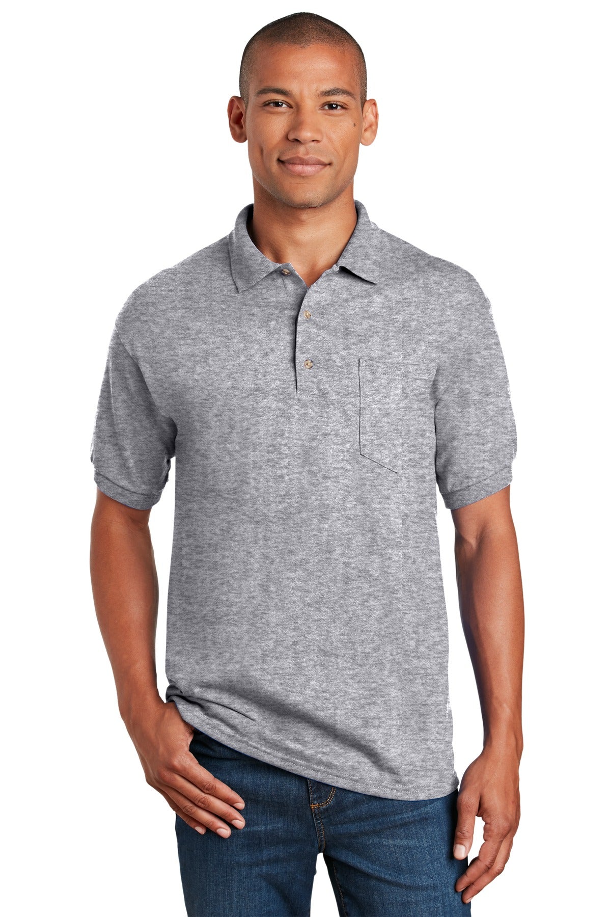 Gildan &#174;  DryBlend &#174;  6-Ounce Jersey Knit Sport Shirt with Pocket. 8900