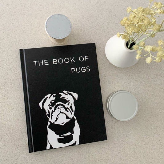 The Book of Pugs - Hardcover Pug Book