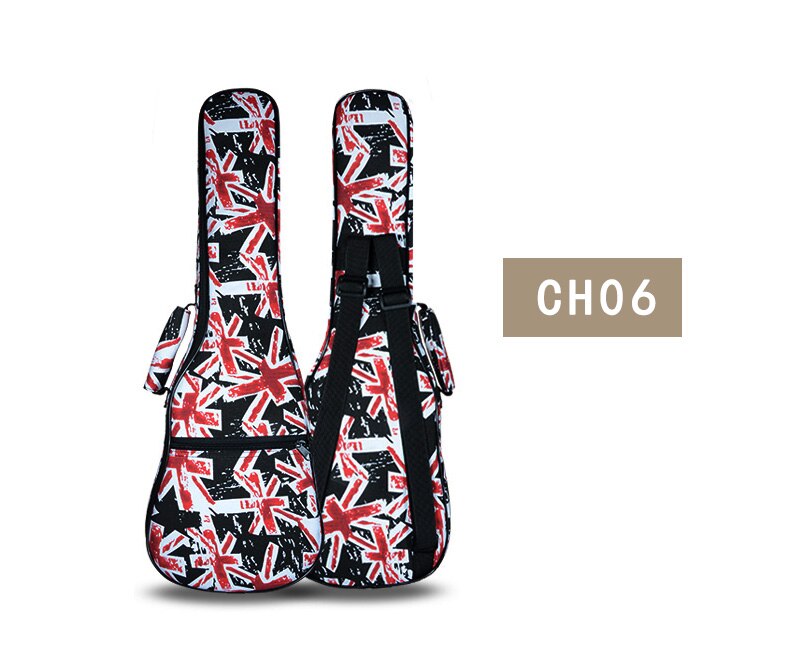 Wholesale Retail Waterproof Vintage 21 26 Concert Ukulele Bag Soprano Case Lanikai Guitar Padded Backpack Patterns Straps Pocket