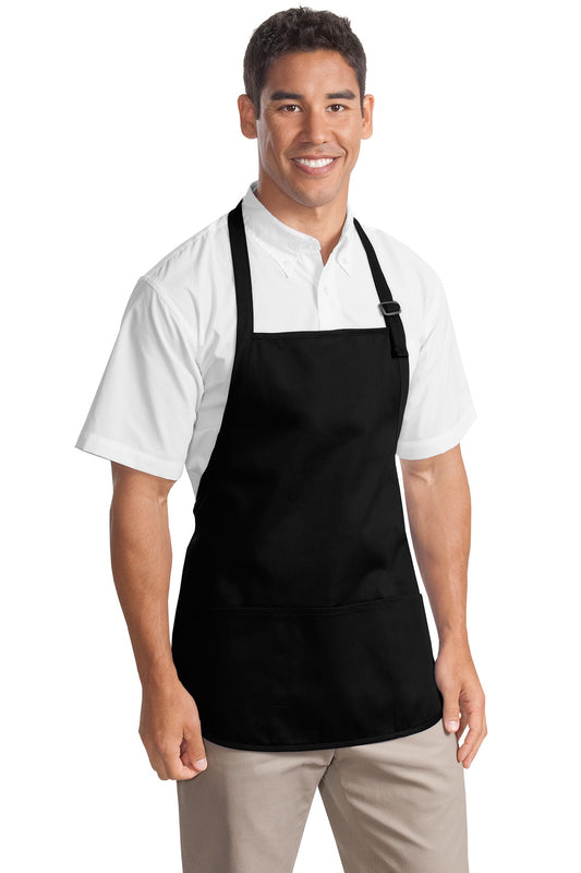 Port Authority? Medium-Length Apron with Pouch Pockets.  A510