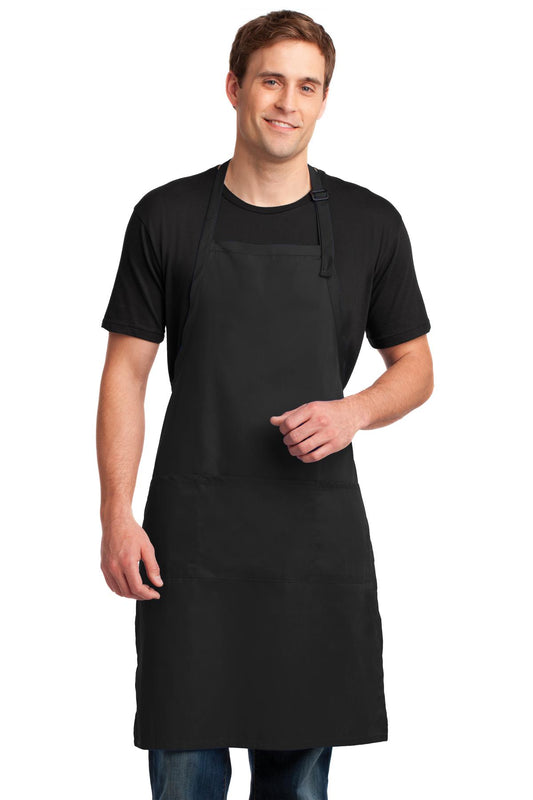 Port Authority? Easy Care Extra Long Bib Apron with Stain Release. A700