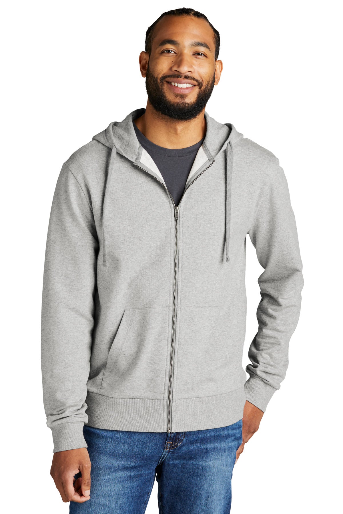 AllmadeÂ® Unisex Organic French Terry Full-Zip Hoodie AL4002