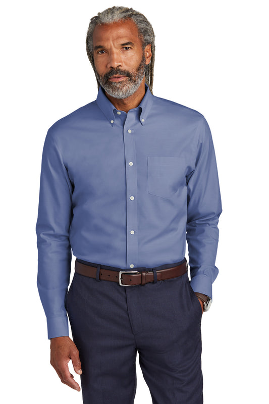 Brooks BrothersÂ® Wrinkle-Free Stretch Pinpoint Shirt BB18000