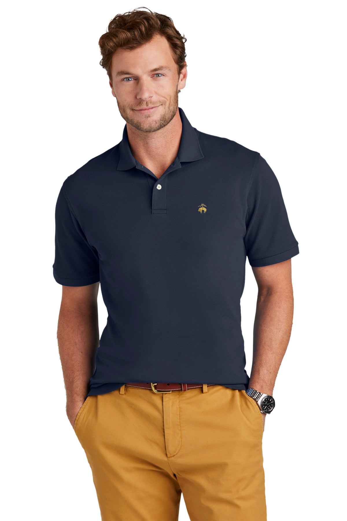 Brooks BrothersÂ® Pima Cotton Pique Polo BB18200