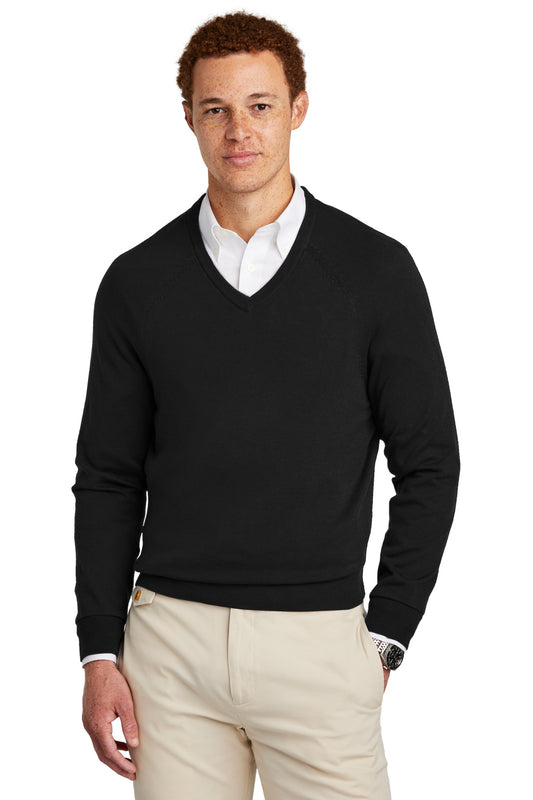 Brooks BrothersÂ® Cotton Stretch V-Neck Sweater BB18400