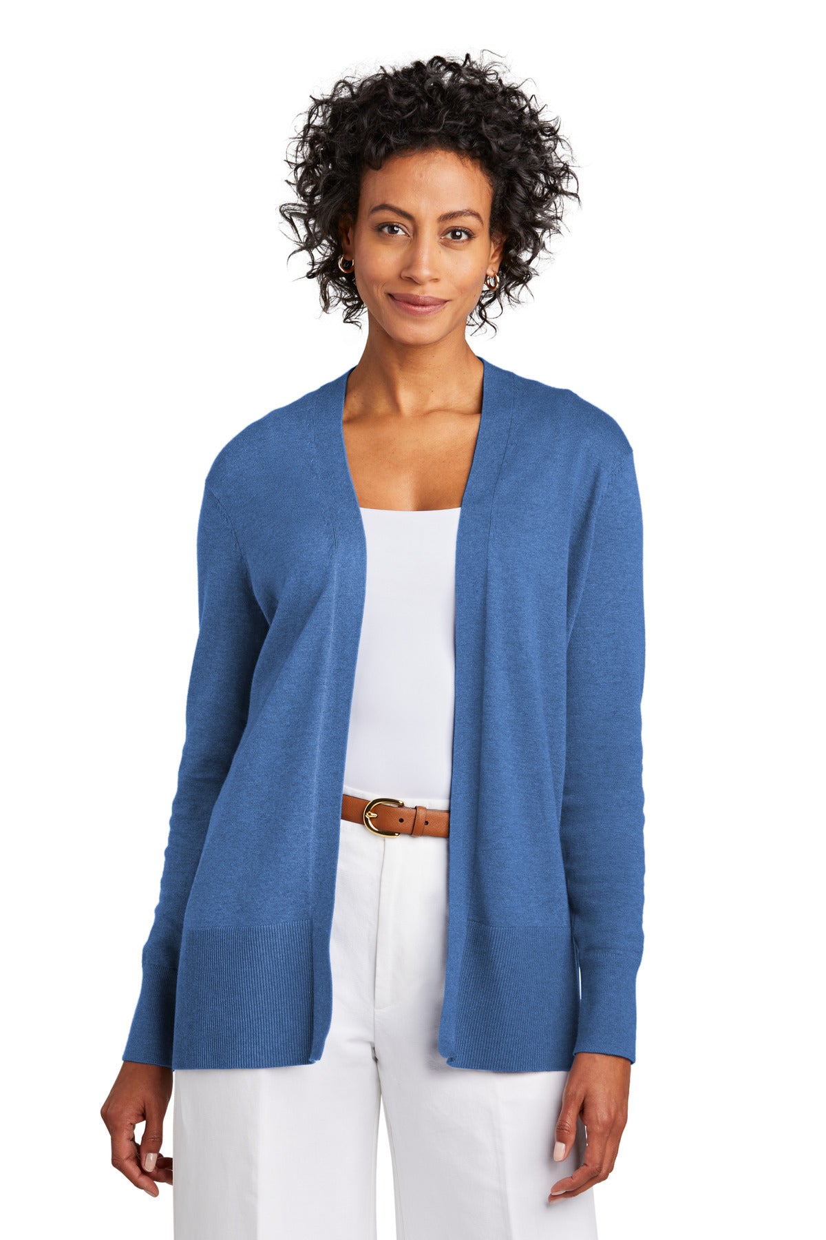 Brooks BrothersÂ® Women's Cotton Stretch Long Cardigan Sweater BB18403