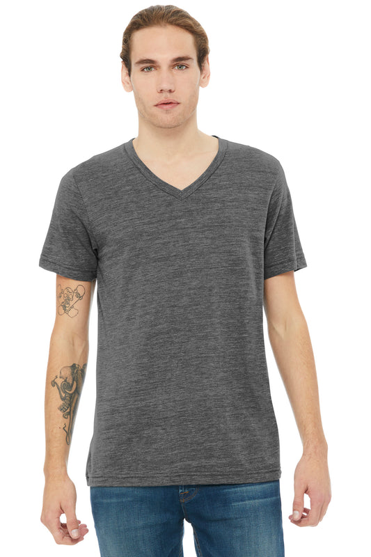 BELLA+CANVAS? Unisex Textured Jersey V-Neck Tee BC3655