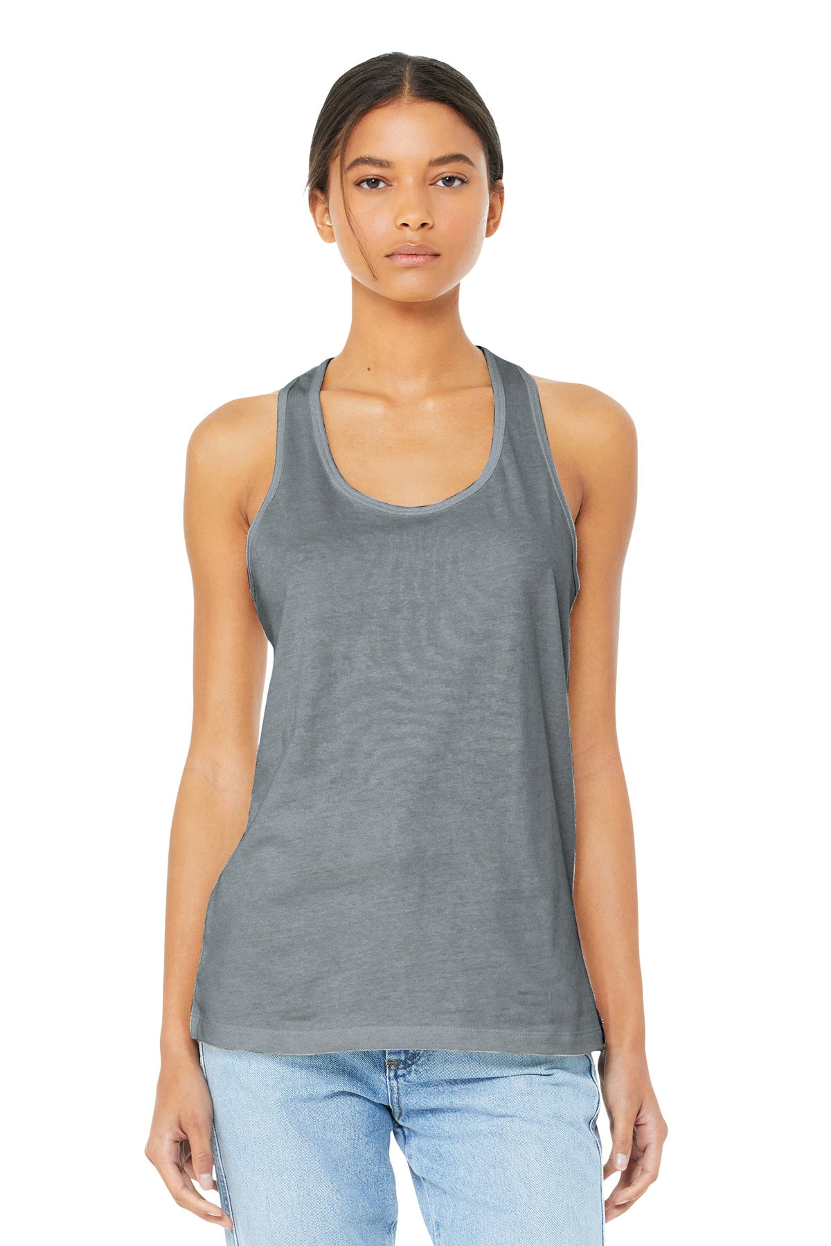 BELLA+CANVAS Â® Women's Jersey Racerback Tank. BC6008