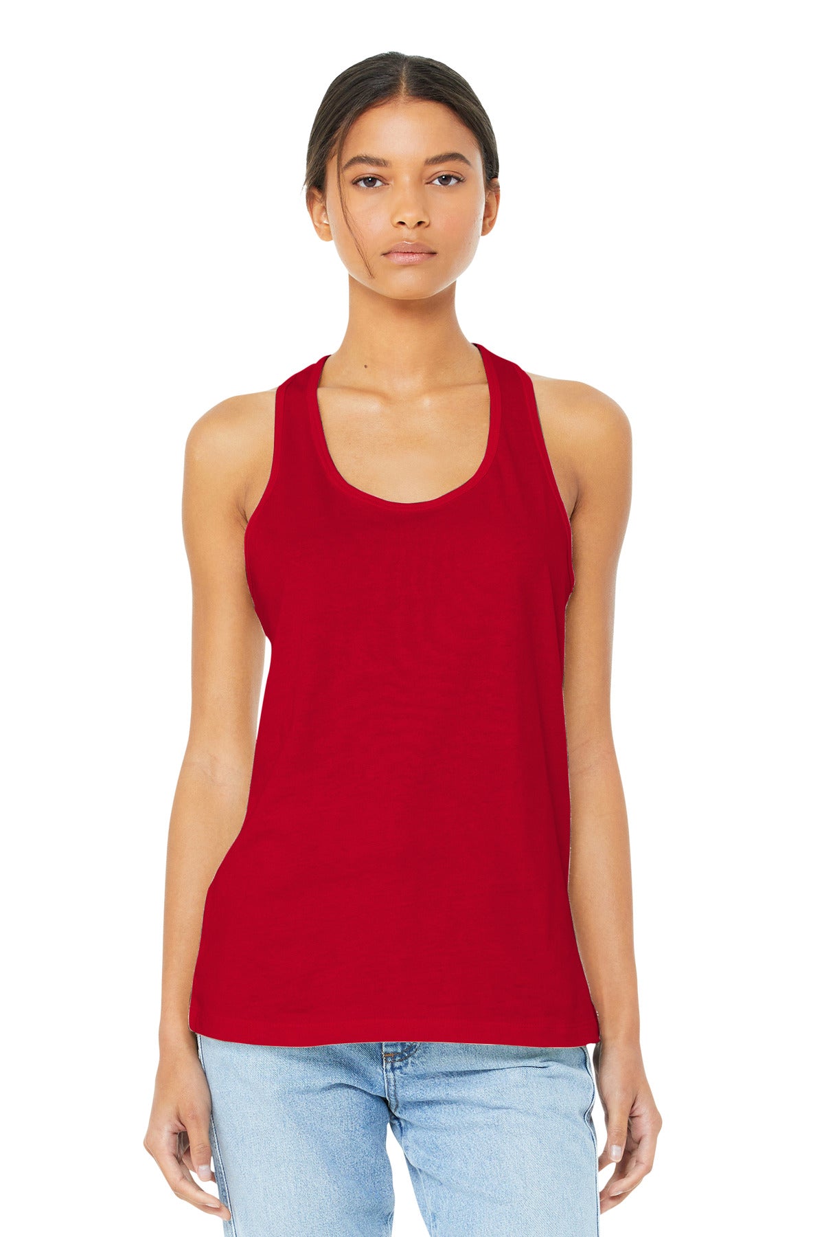 BELLA+CANVAS Â® Women's Jersey Racerback Tank. BC6008