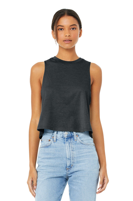 BELLA+CANVAS ? Women's Racerback Cropped Tank. BC6682