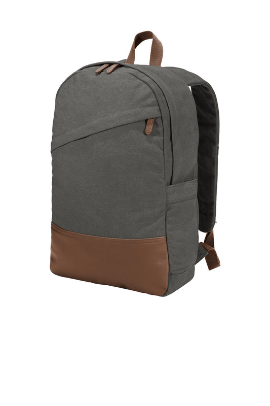 Port Authority Â® Cotton Canvas Backpack. BG210