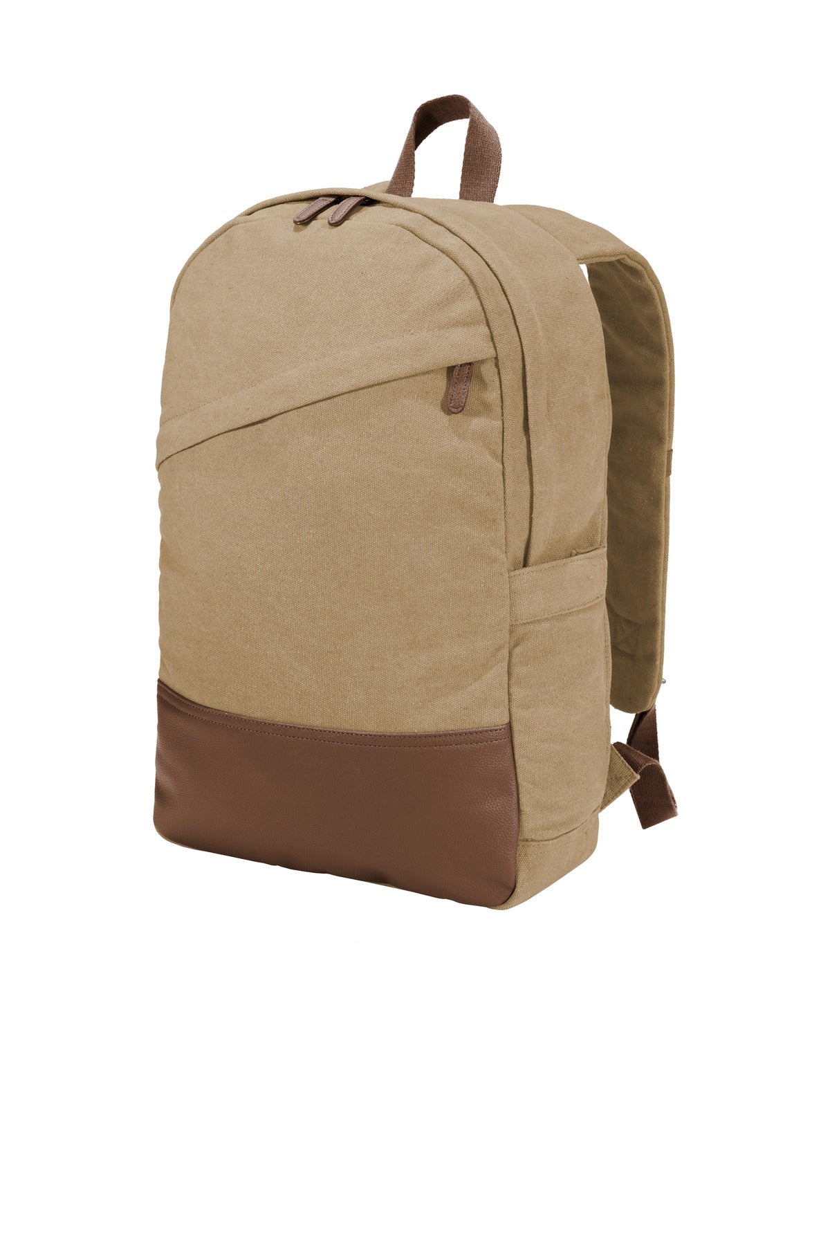 Port Authority Â® Cotton Canvas Backpack. BG210