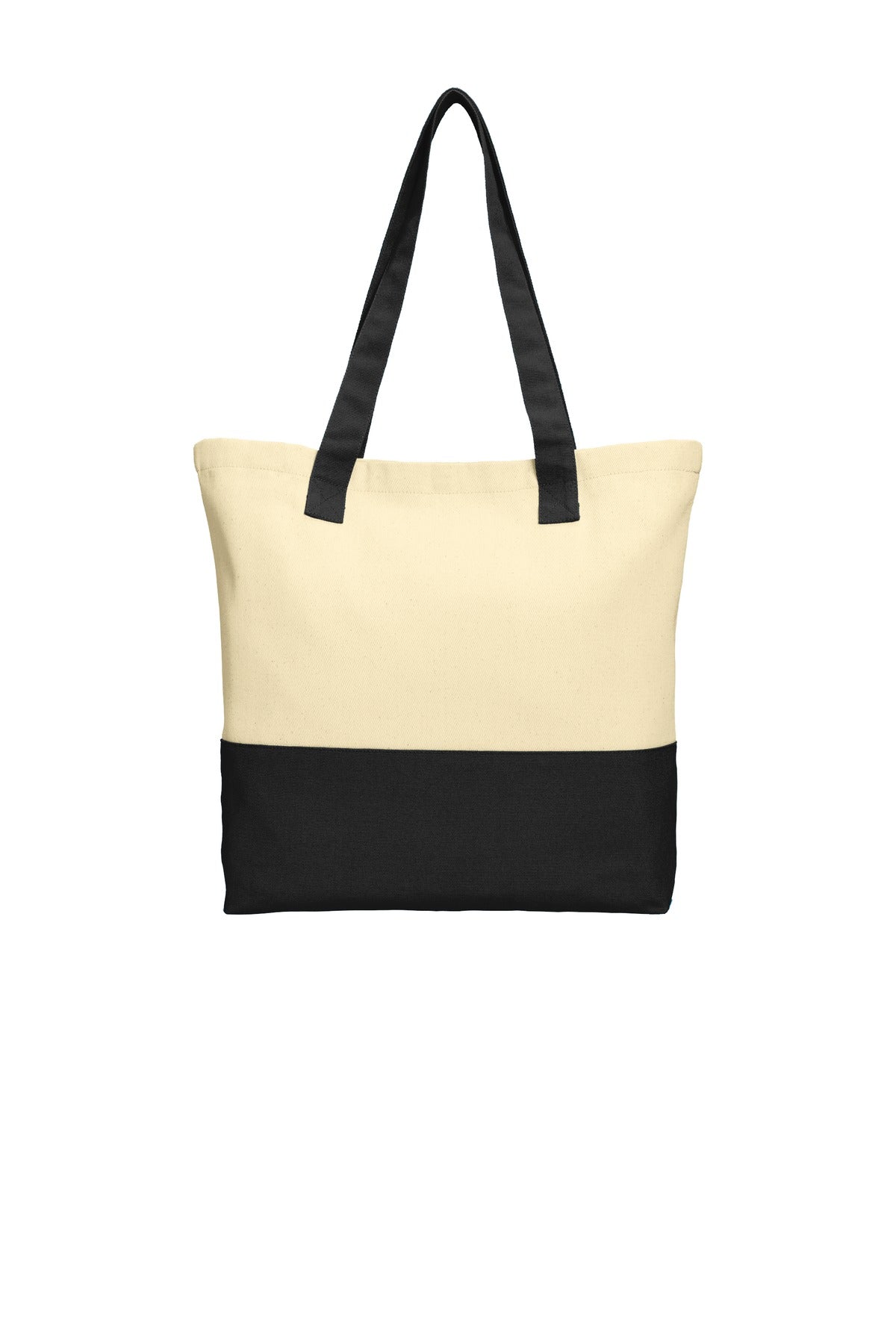 Port AuthorityÂ® Colorblock Cotton Tote. BG414