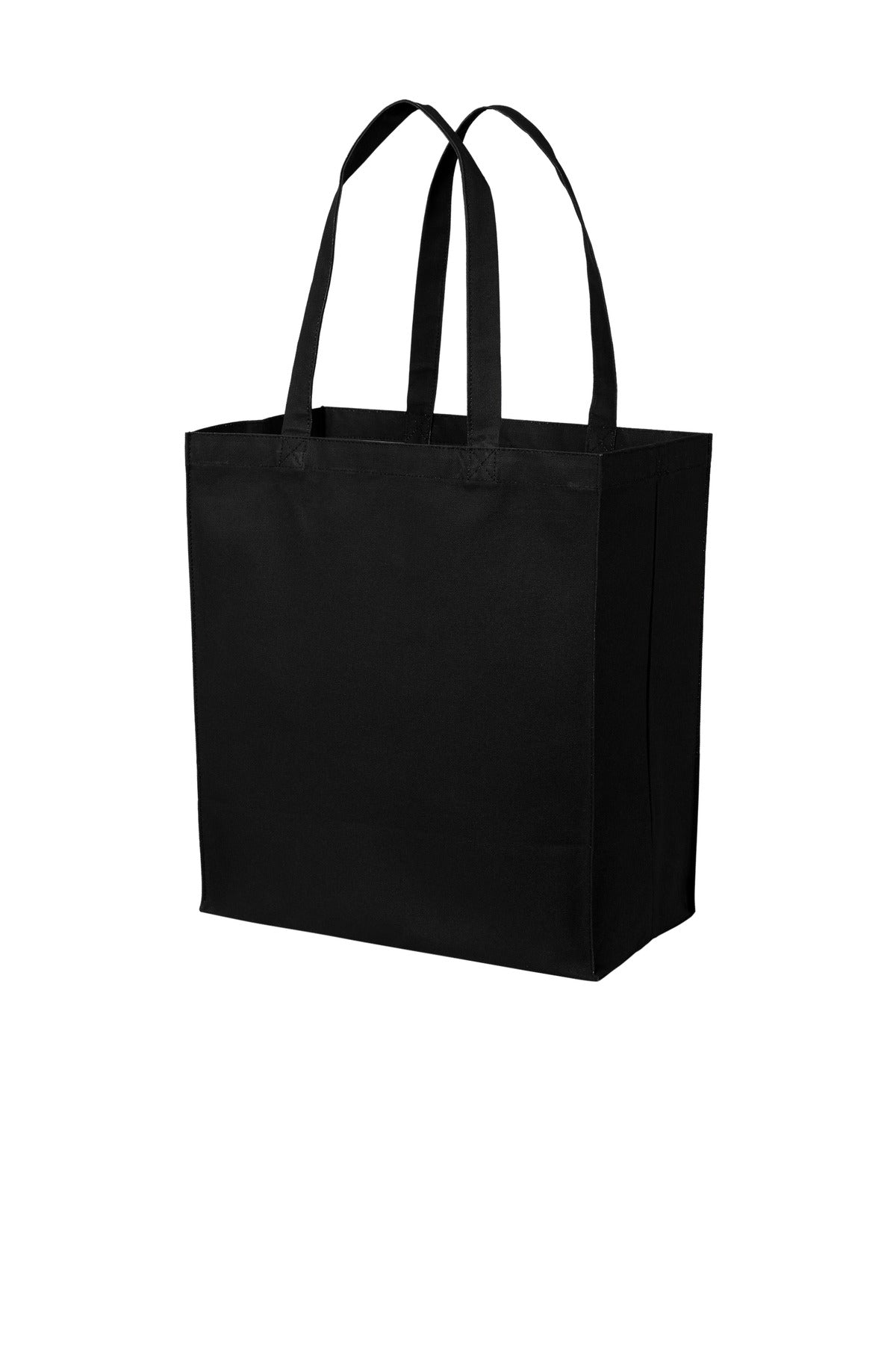 Port AuthorityÂ® Cotton Canvas Over-the-Shoulder Tote BG426