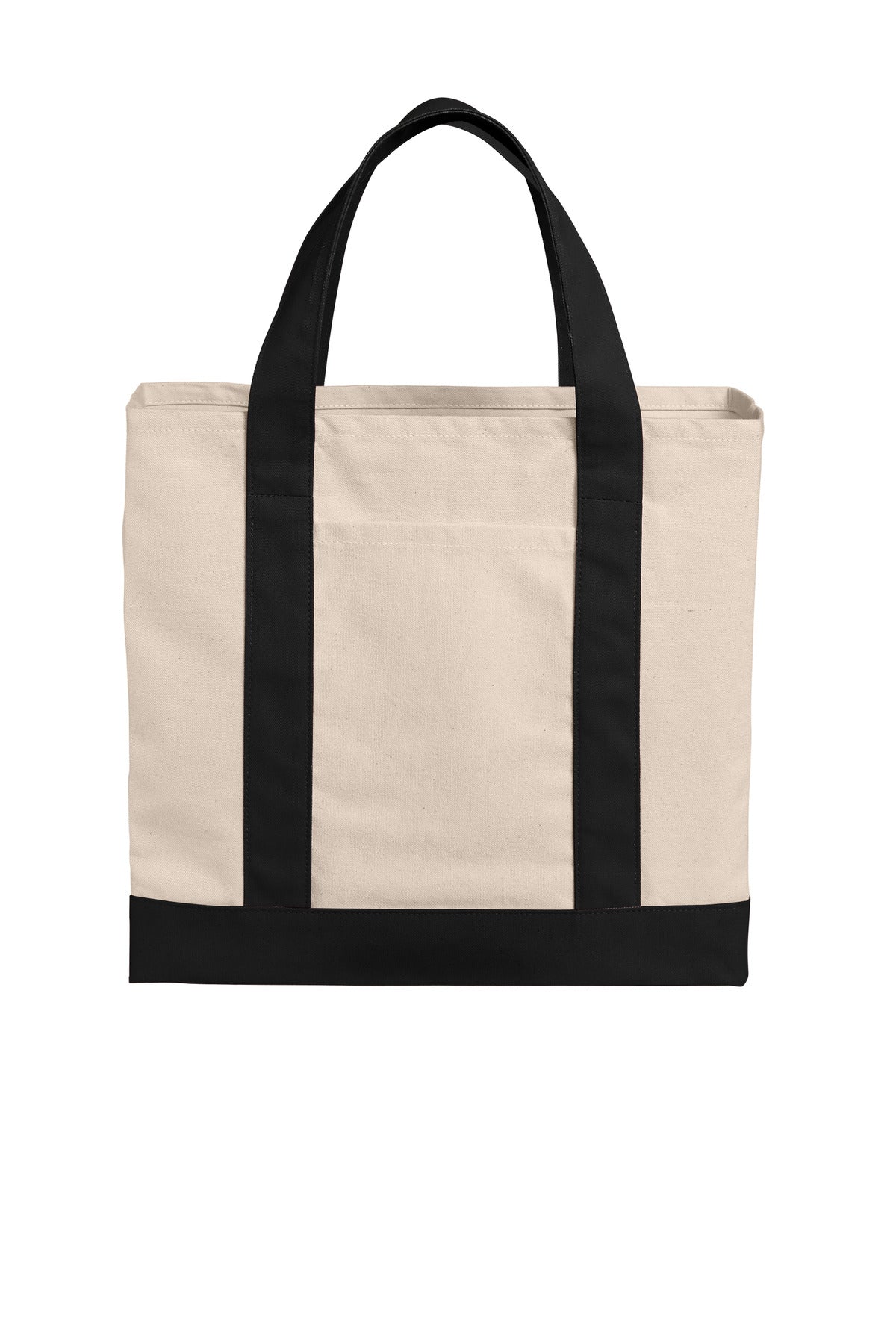 Port AuthorityÂ® Cotton Canvas Two-Tone Tote BG429