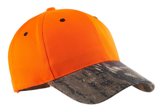 Port Authority? Enhanced Visibility Cap with Camo Brim. C804