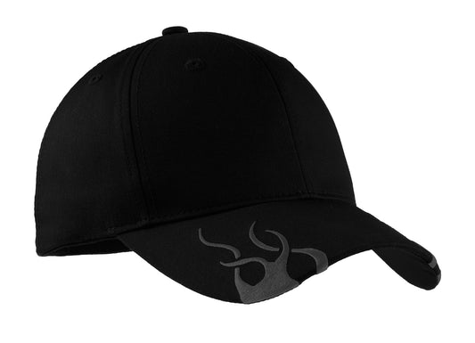 Port Authority? Racing Cap with Flames.  C857