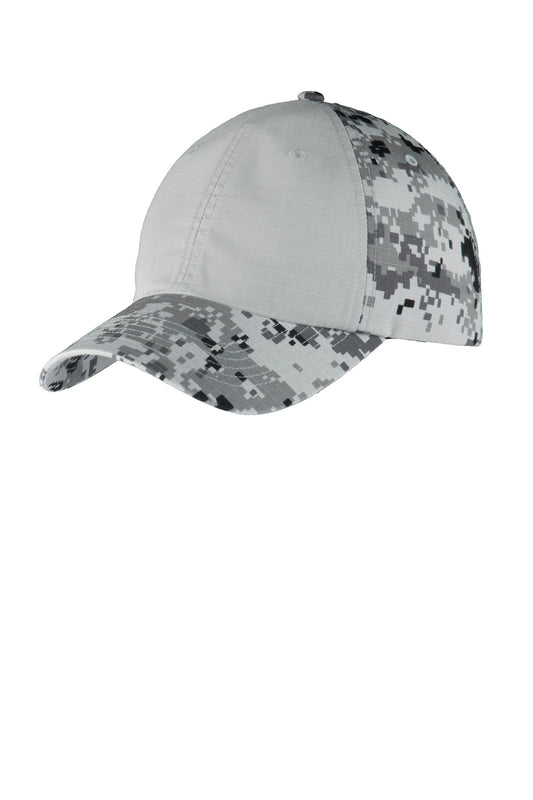 Port Authority? Colorblock Digital Ripstop Camouflage Cap. C926