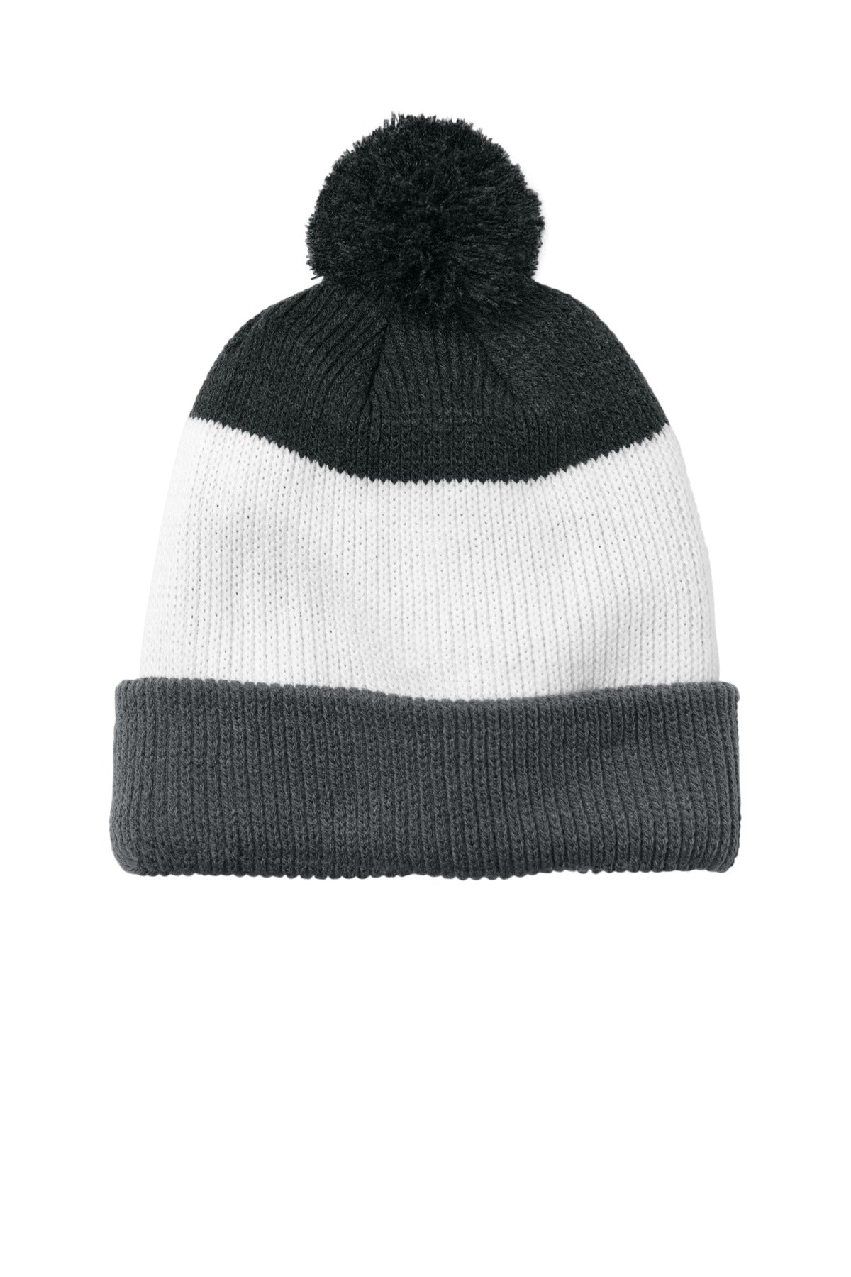 Port Authority? Cozy Striped Pom Beanie C979