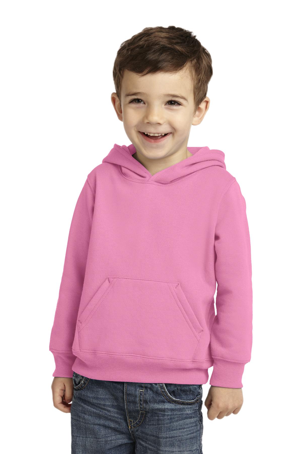 Port & CompanyÂ® Toddler Core Fleece Pullover Hooded Sweatshirt. CAR78TH