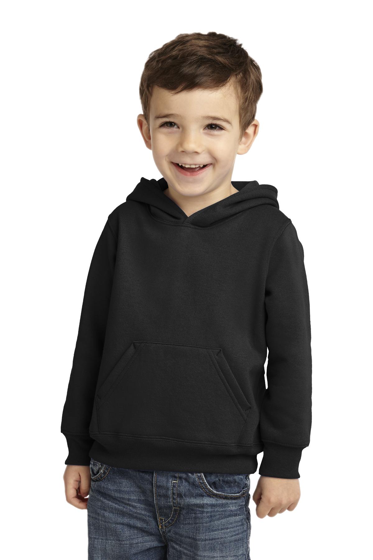 Port & CompanyÂ® Toddler Core Fleece Pullover Hooded Sweatshirt. CAR78TH