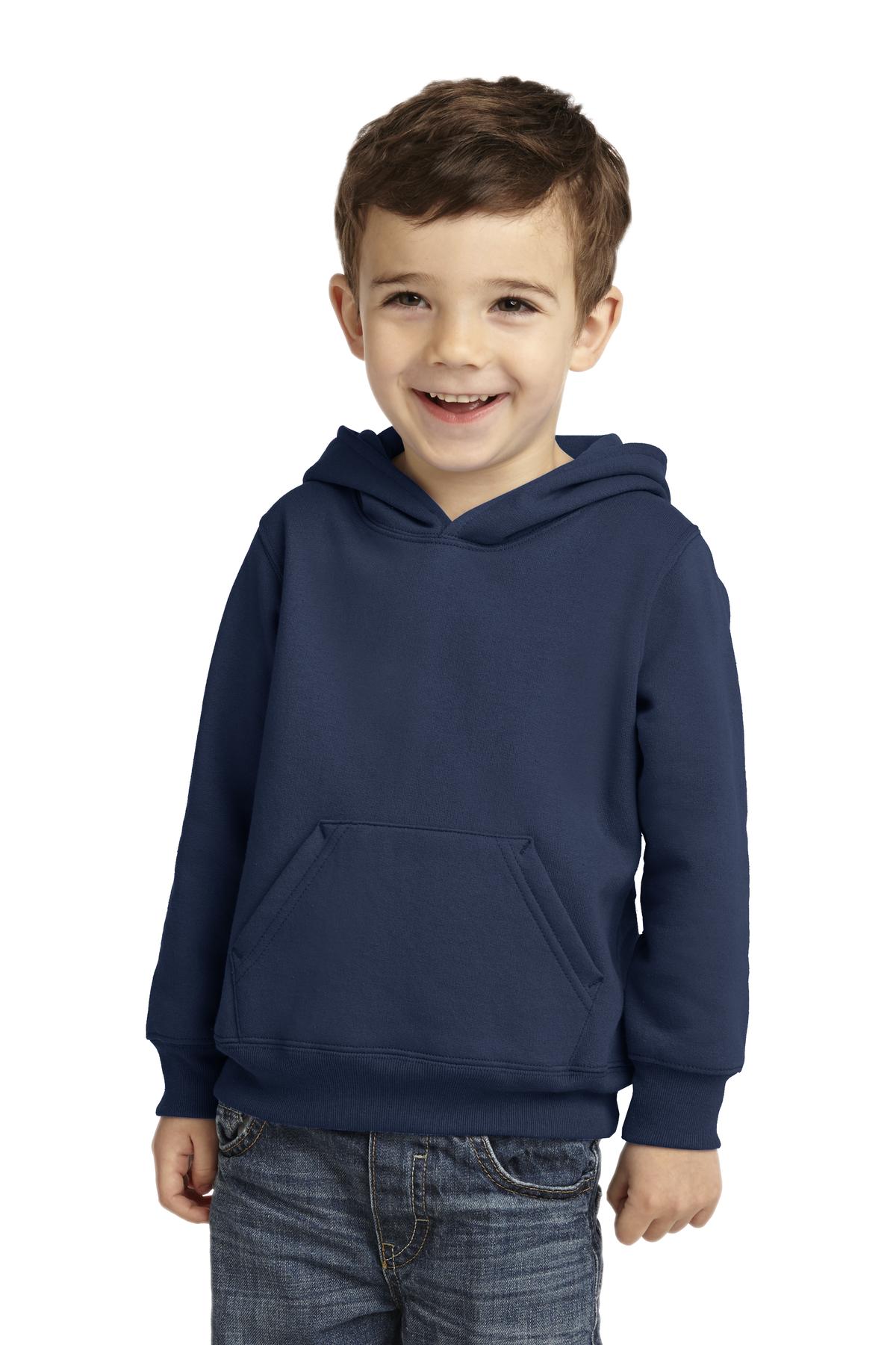 Port & CompanyÂ® Toddler Core Fleece Pullover Hooded Sweatshirt. CAR78TH