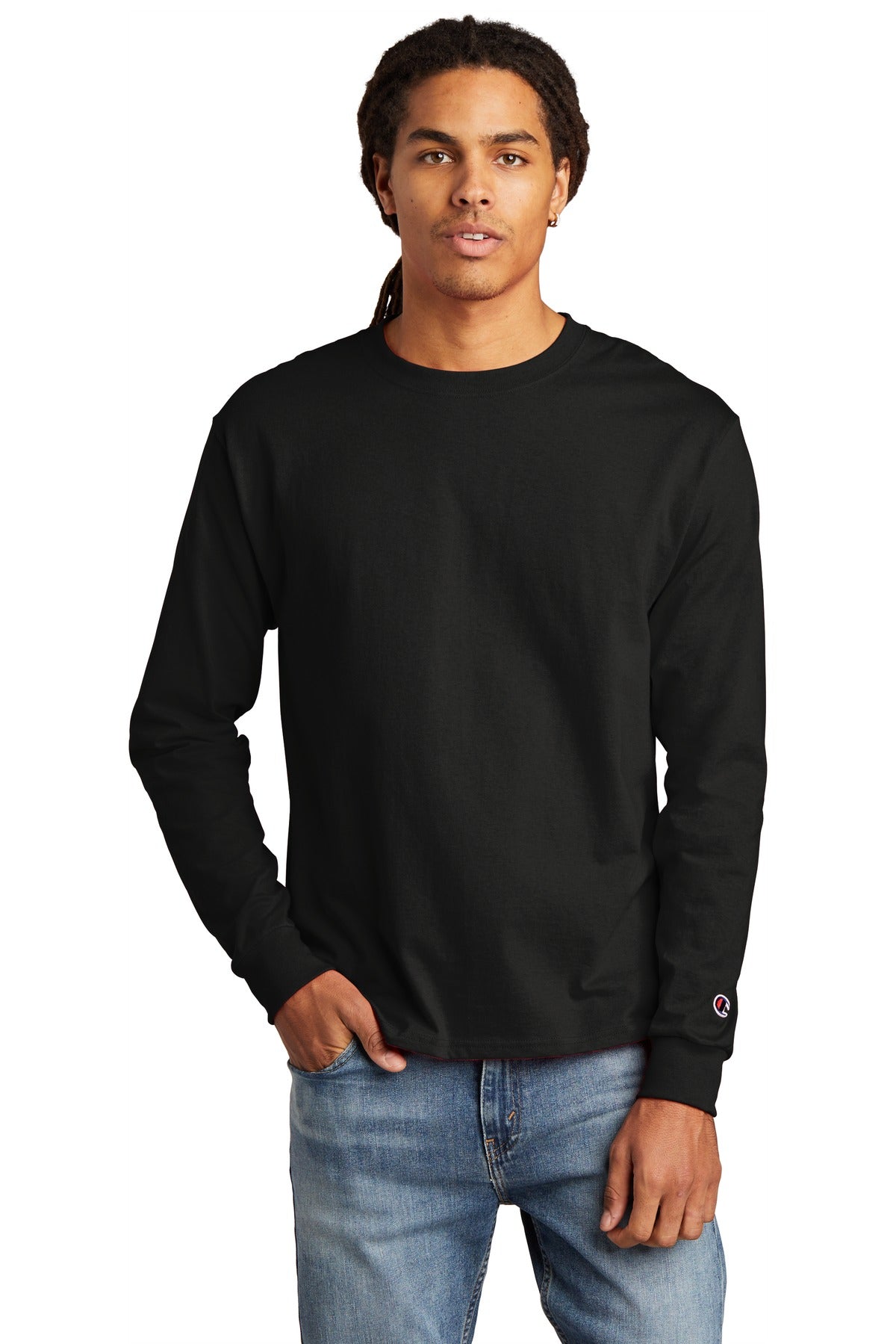 Champion Â®  Heritage 5.2-Oz. Jersey Long Sleeve Tee CC8C