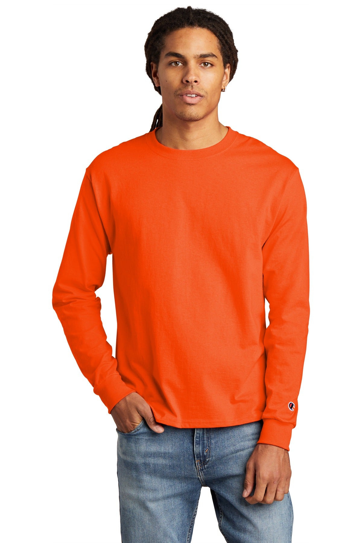 Champion Â®  Heritage 5.2-Oz. Jersey Long Sleeve Tee CC8C