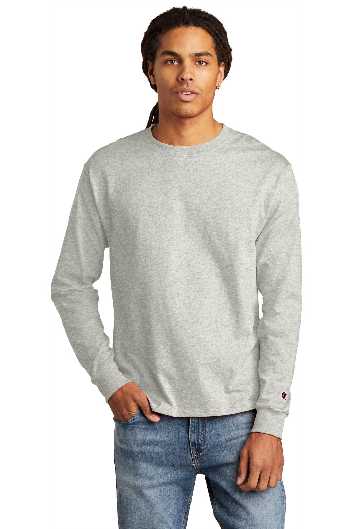 Champion Â®  Heritage 5.2-Oz. Jersey Long Sleeve Tee CC8C