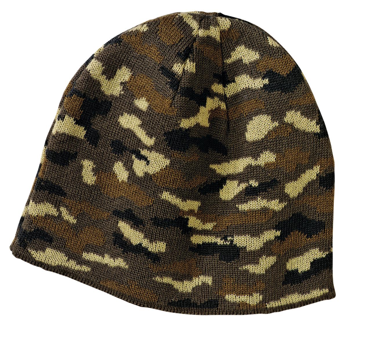 Port & Company?Camo Beanie Cap.  CP91C