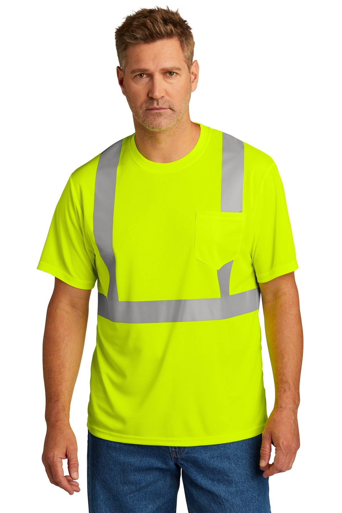 CornerStone ? ANSI 107 Class 2 Mesh Tee. CS200