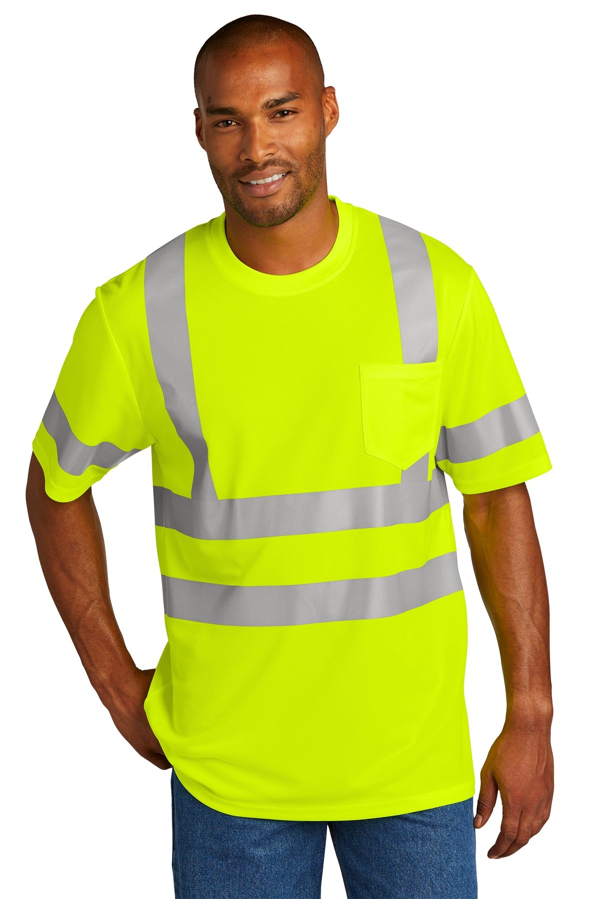 CornerStone ? ANSI 107 Class 3 Mesh Tee. CS202