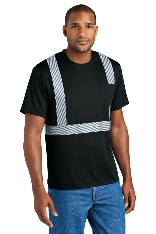 CornerStone? Enhanced Visibility Segmented Tape Tee CS206