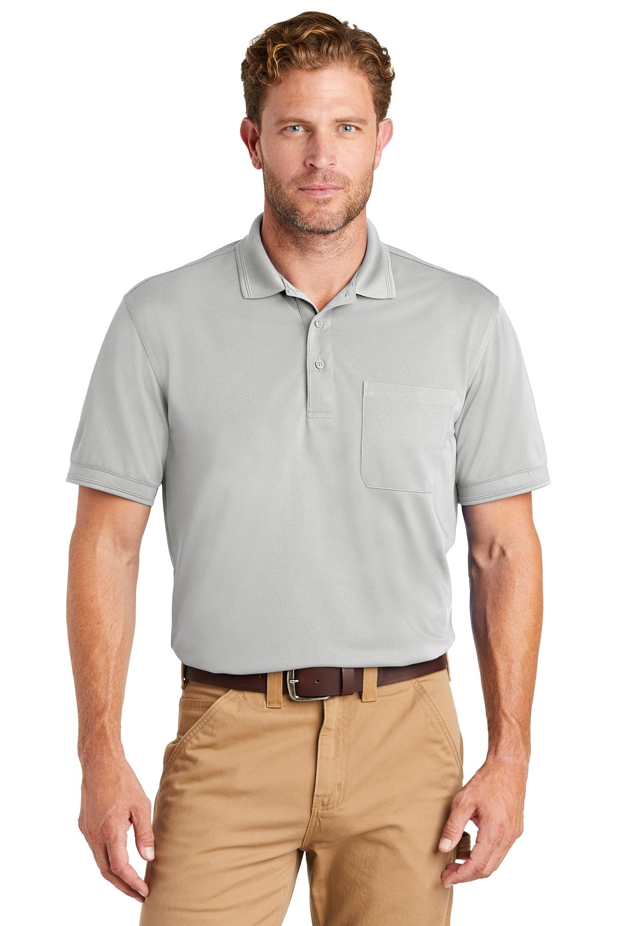 CornerStone Â® Industrial Snag-Proof Pique Pocket Polo. CS4020P