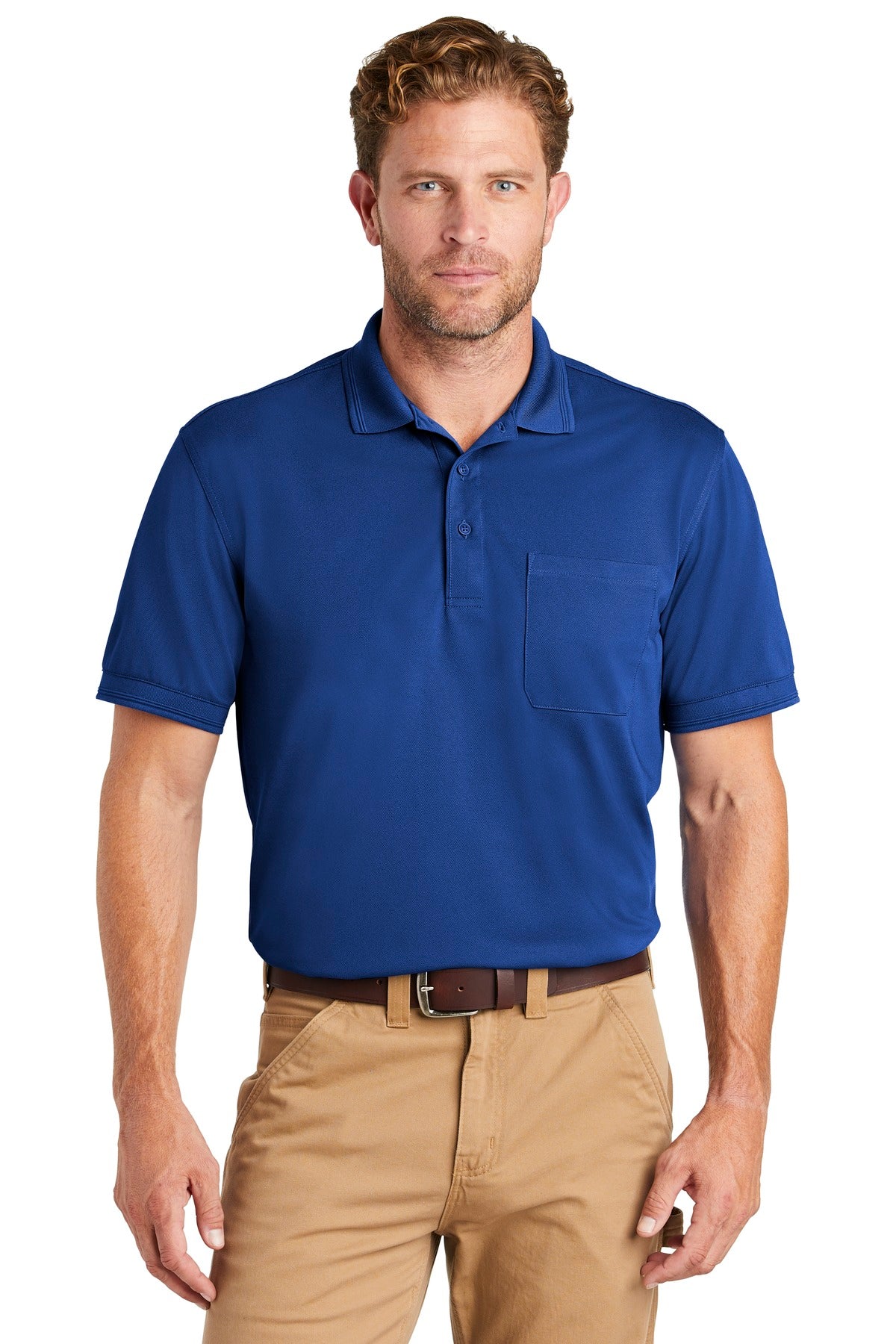 CornerStone Â® Industrial Snag-Proof Pique Pocket Polo. CS4020P