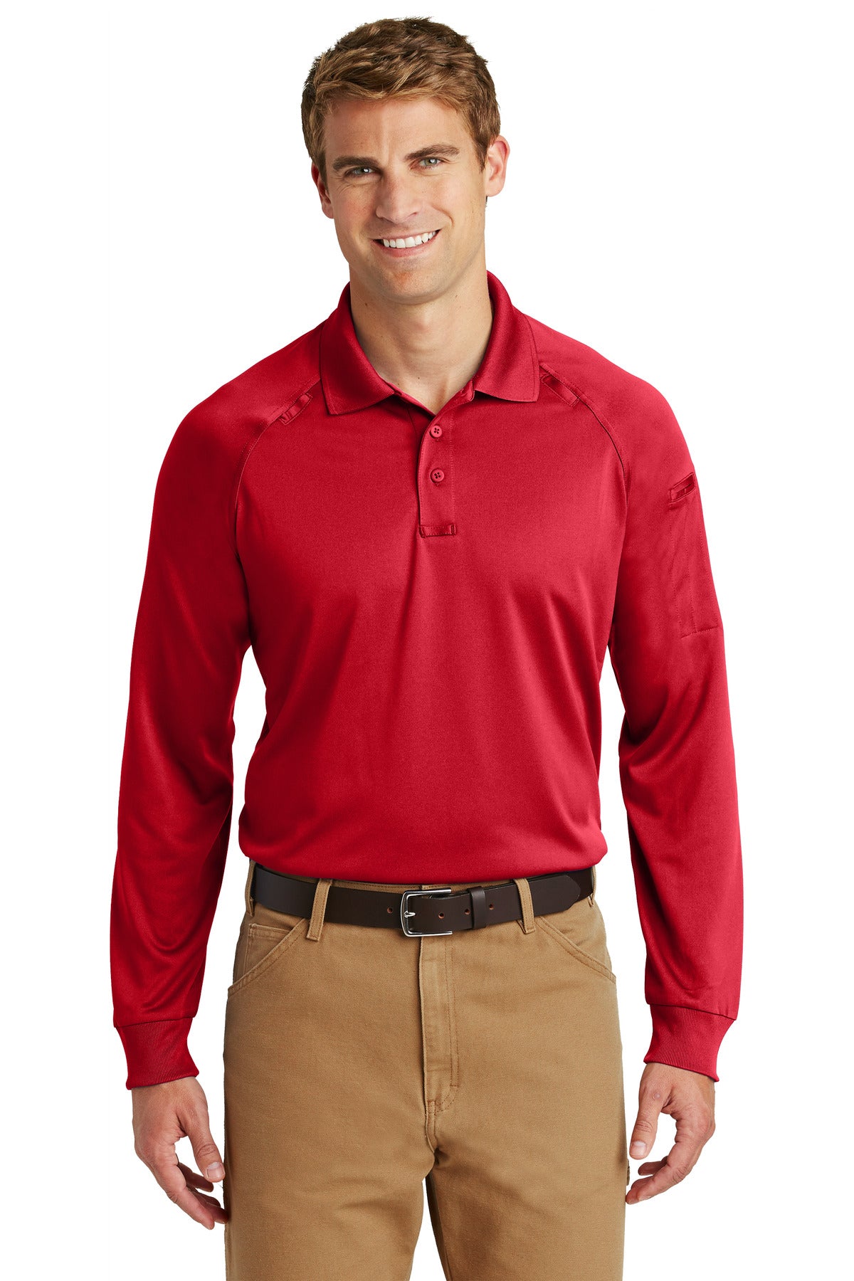 CornerStoneÂ® - Select Long Sleeve Snag-Proof Tactical Polo. CS410LS