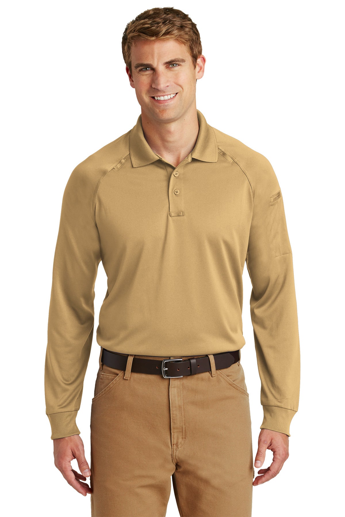 CornerStoneÂ® - Select Long Sleeve Snag-Proof Tactical Polo. CS410LS