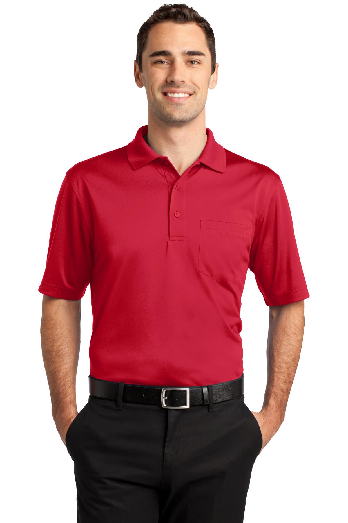 CornerStoneÂ® Select Snag-Proof Pocket Polo. CS412P