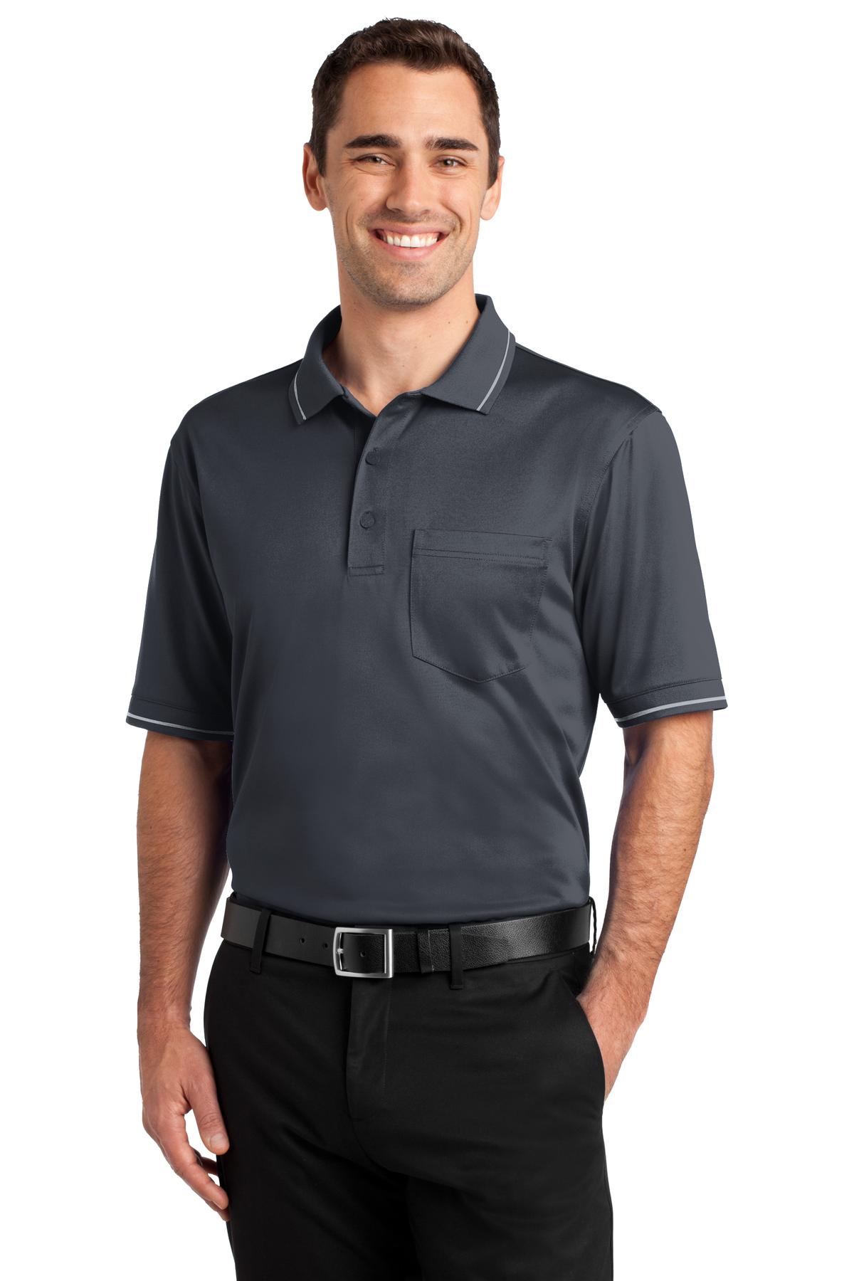 CornerStoneÂ® Select Snag-Proof Tipped Pocket Polo. CS415