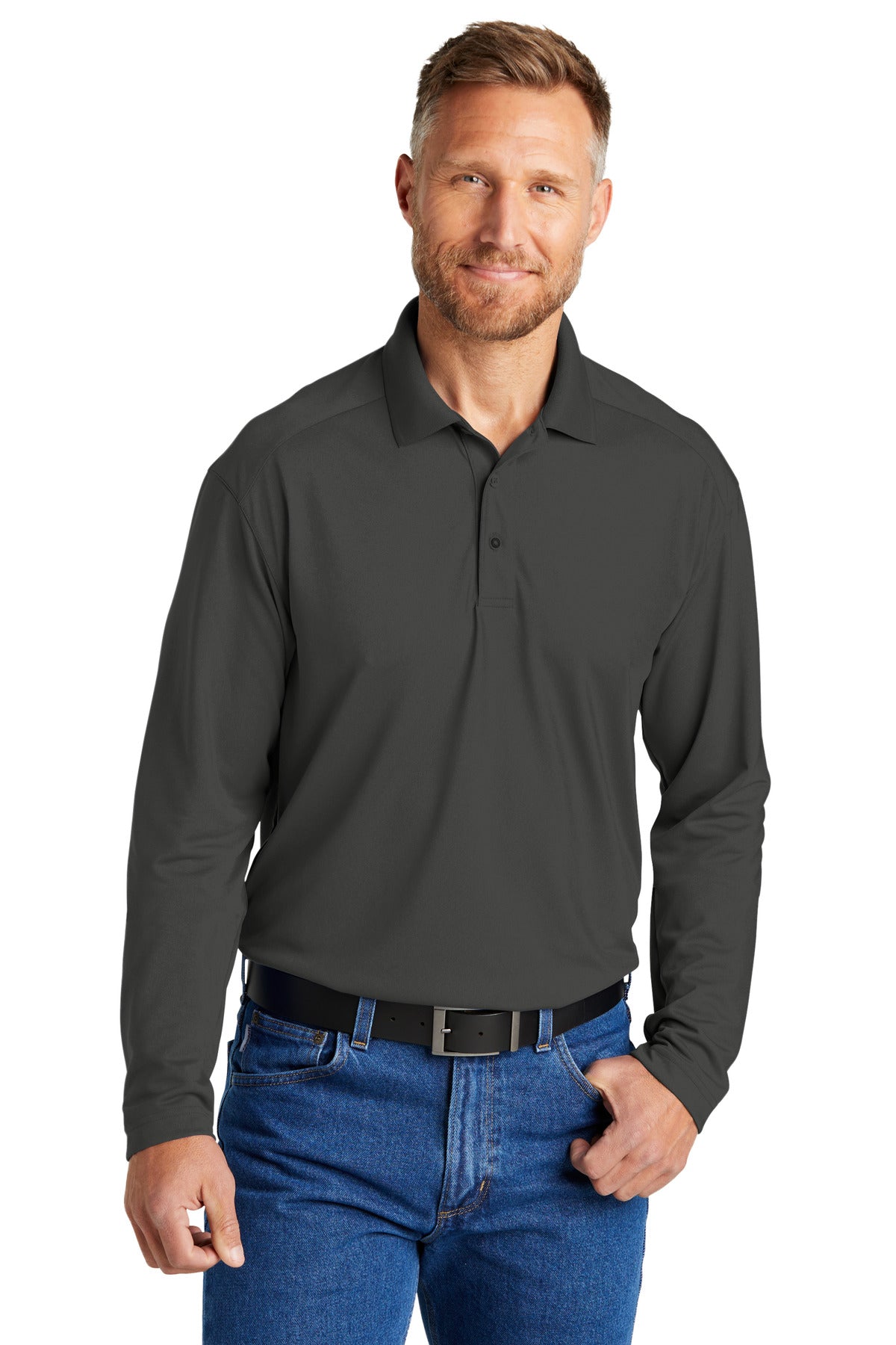 CornerStoneÂ® Select Lightweight Snag-Proof Long Sleeve Polo CS418LS