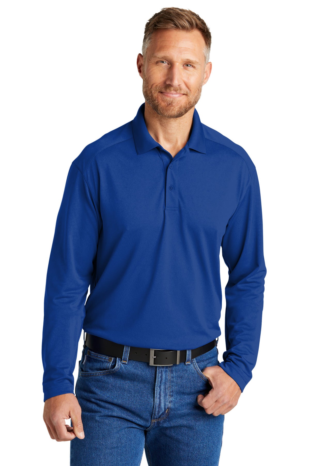 CornerStoneÂ® Select Lightweight Snag-Proof Long Sleeve Polo CS418LS