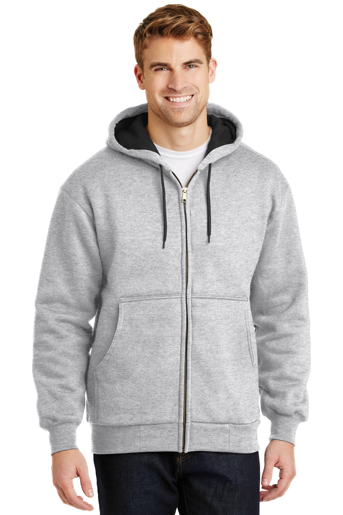 CornerStoneÂ® - Heavyweight Full-Zip Hooded Sweatshirt with Thermal Lining.  CS620