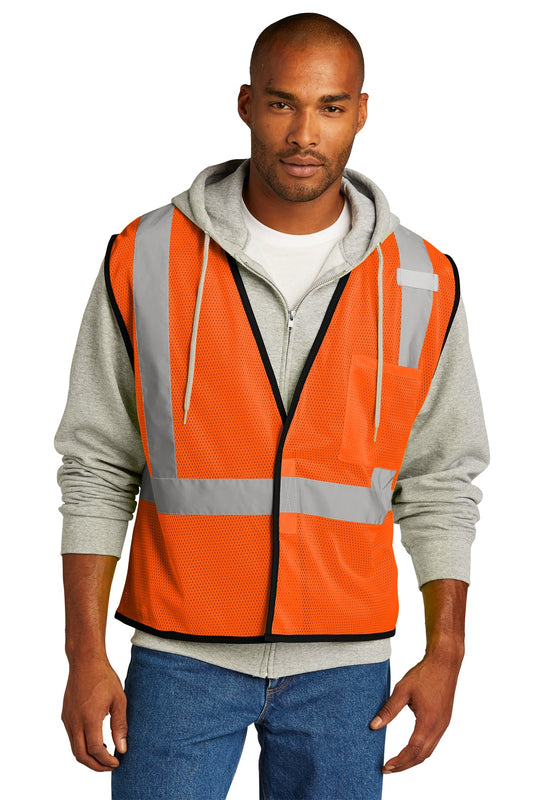 CornerStone ? ANSI 107 Class 2 Economy Mesh One-Pocket Vest. CSV100