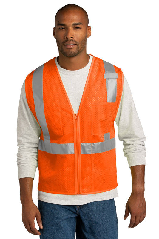 CornerStone ? ANSI 107 Class 2 Mesh Zippered Vest. CSV102