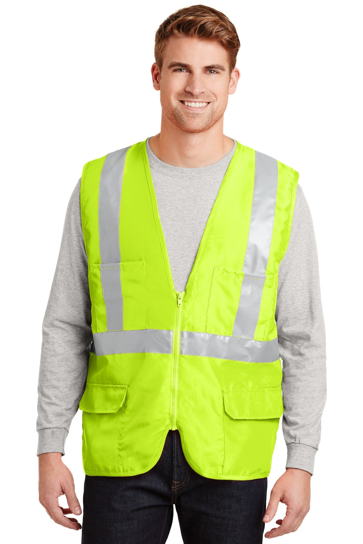 CornerStone? - ANSI 107 Class 2 Mesh Back Safety Vest. CSV405