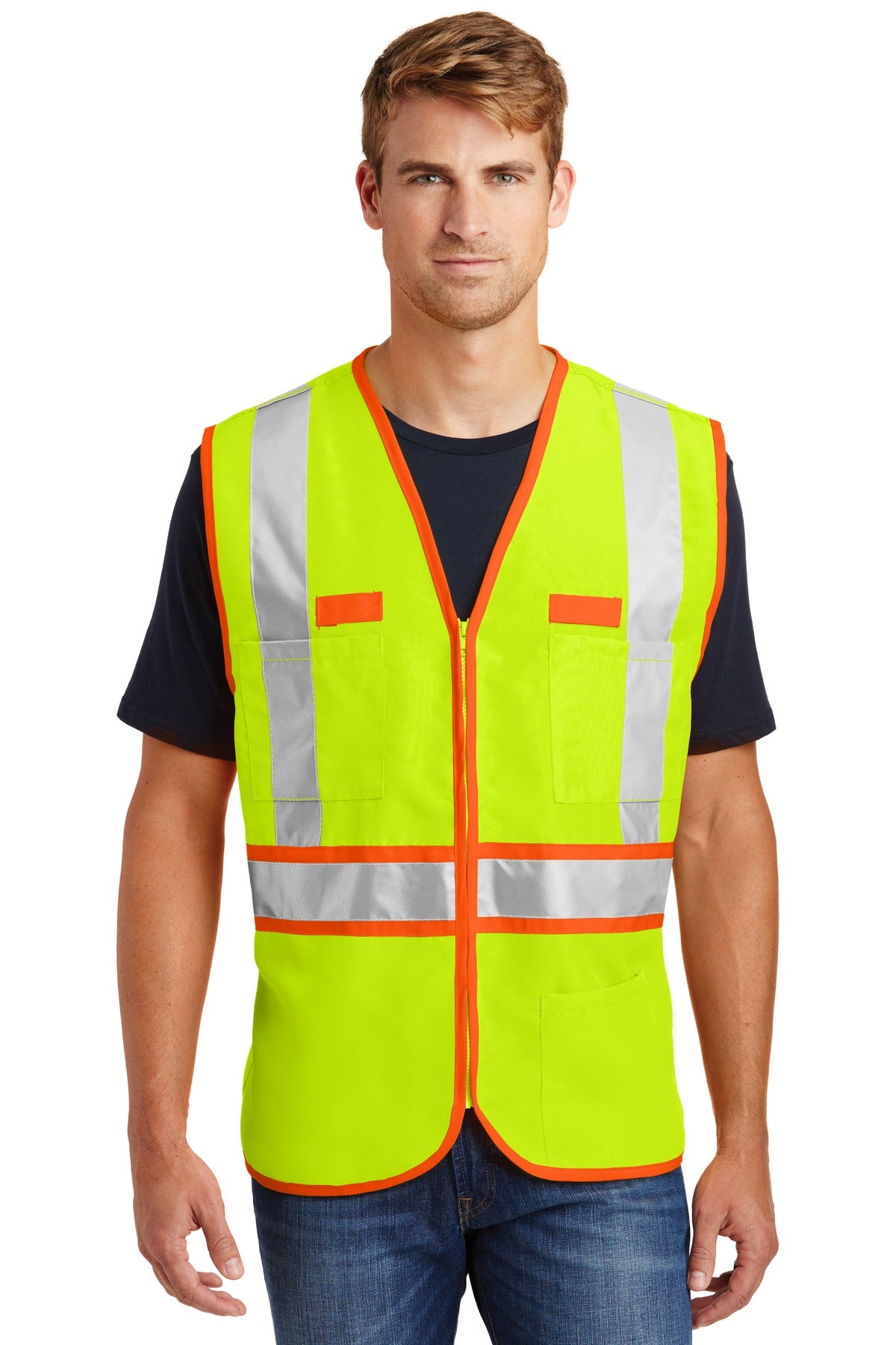 CornerStone? - ANSI 107 Class 2 Dual-Color Safety Vest. CSV407